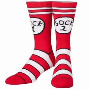 Sock 1 Sock 2 Athletic Crew Socks - NEW Fast Ship
